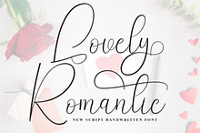 Lovely Romantic | Script Font