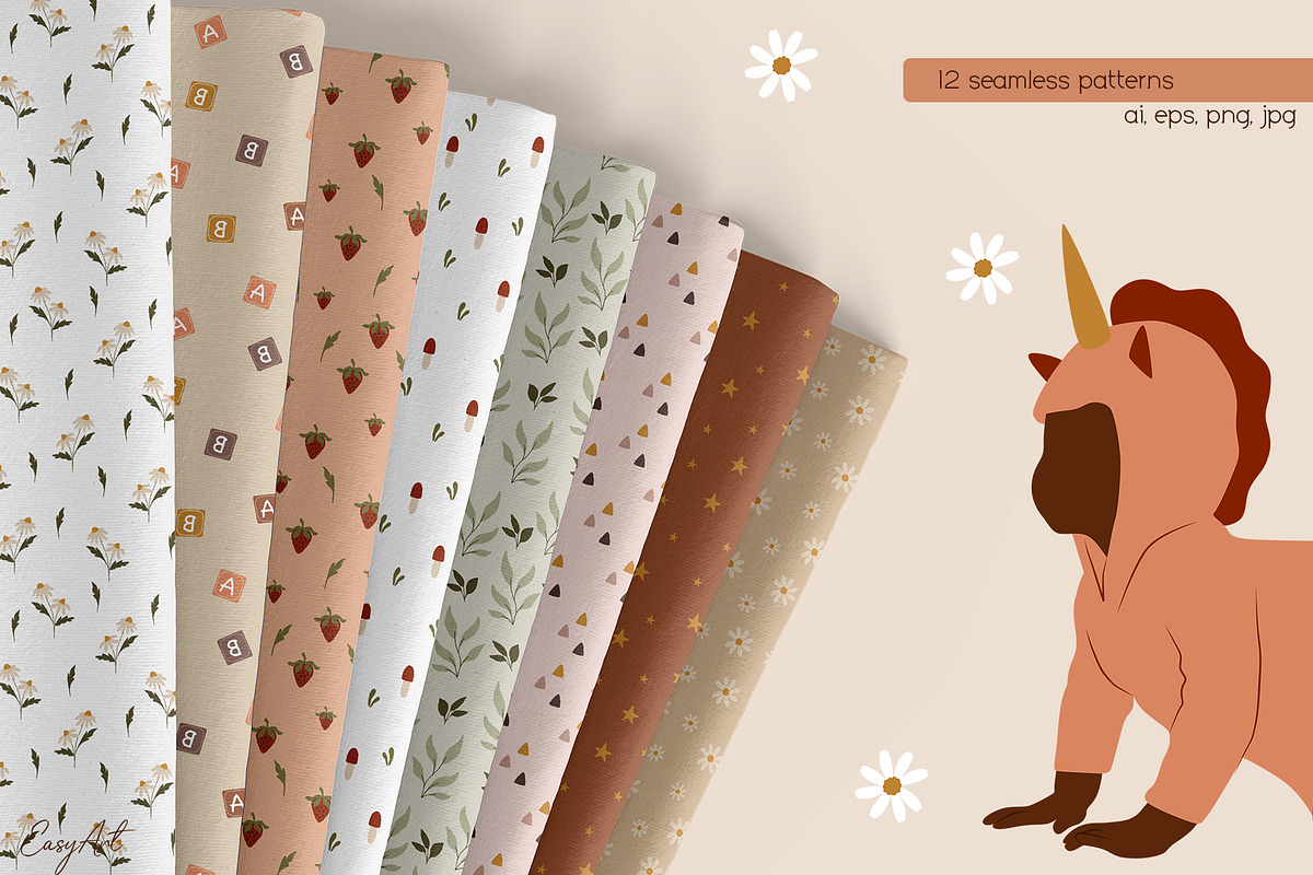Baby vector collection, an Illustration by EasyArt (Photo 7 of 12)