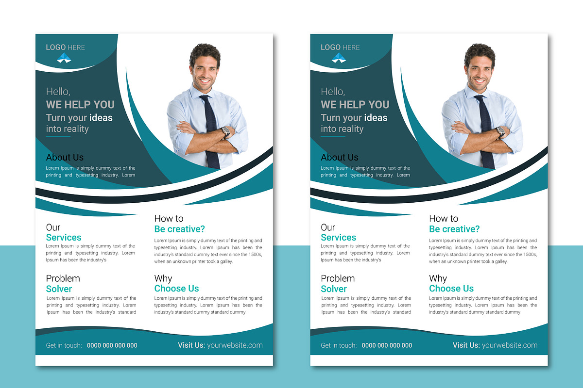 Creative Business Flyer Design, a Flyer Template by hkmonir (Photo 2 of 2)
