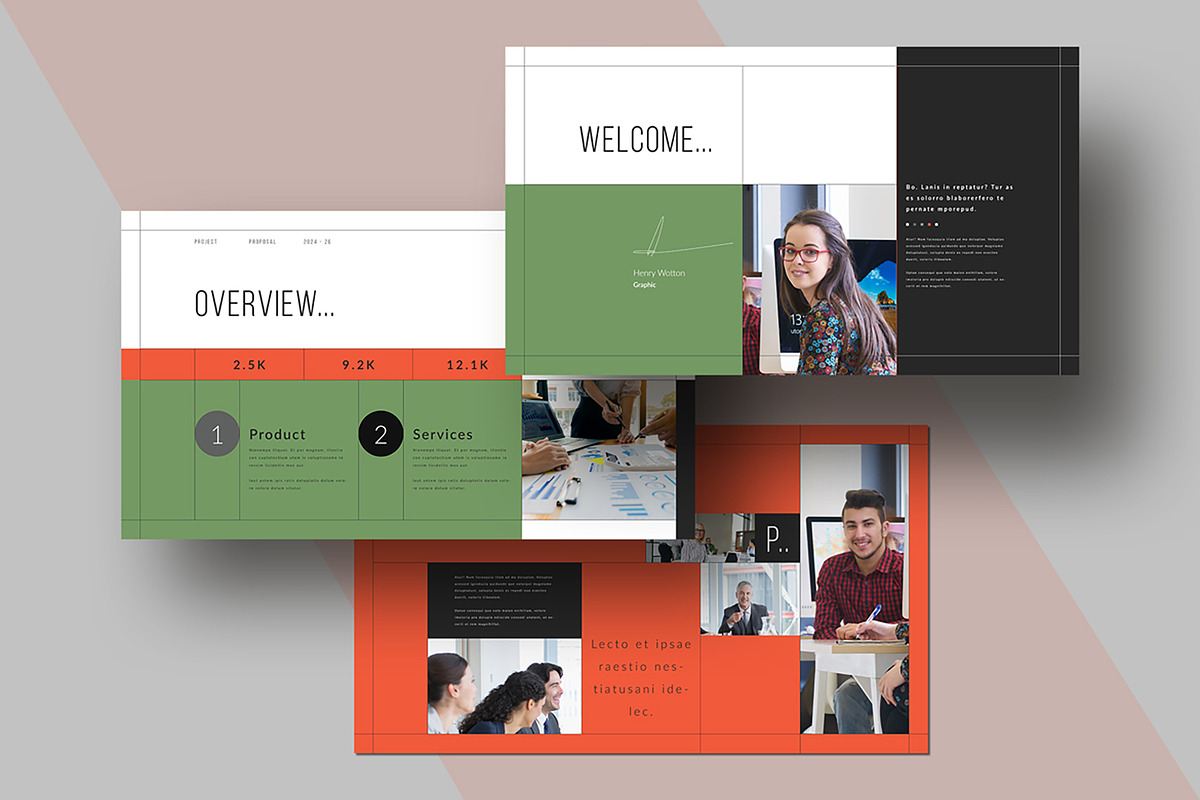 Project Proposal PowerPoint Template, a Presentation Template by White Graphic (Photo 3 of 9)