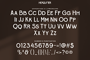 Herolfter - Modern Bold Display Font, a Serif Font by Pixesia Studio (Thumbnail 9 of 10)