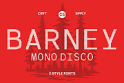 CS Barney Mono Disco, a Sans Serif Font by Craft Supply Co. (Thumbnail 1 of 8)