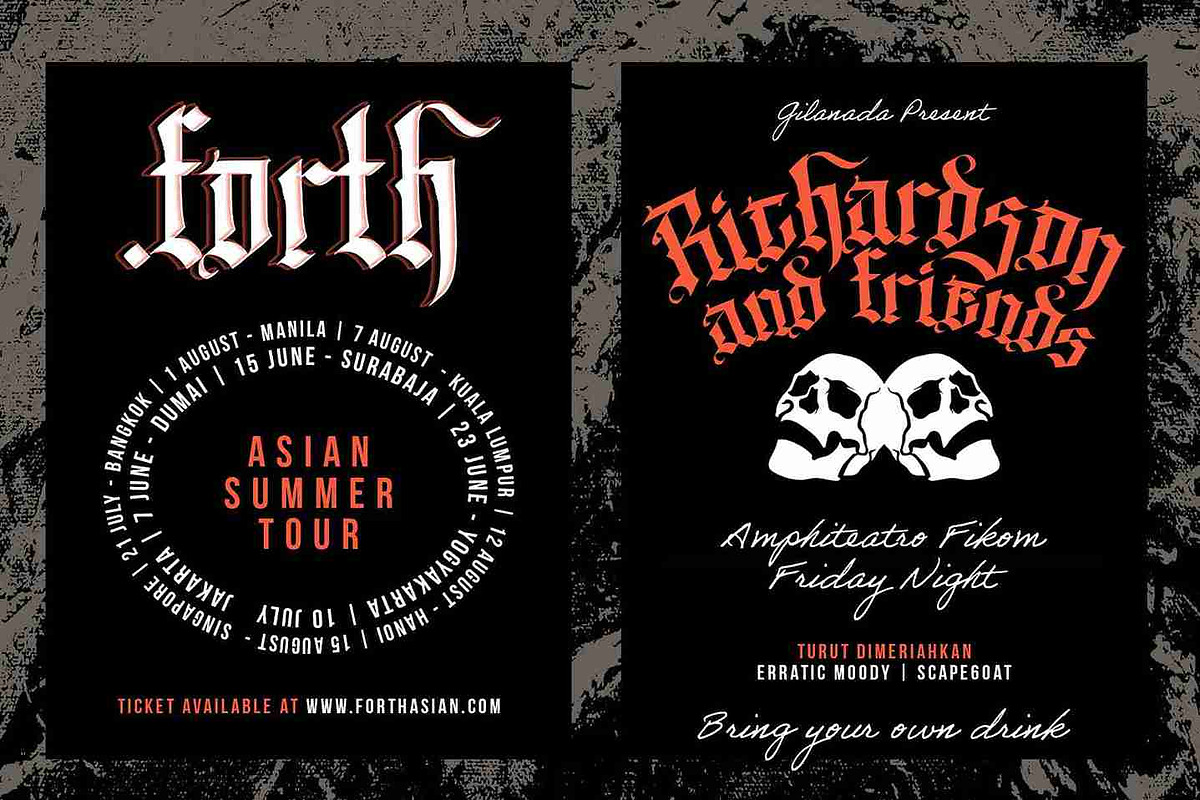 Kingdom Of Heaven - Blackletter, a Blackletter Font by Vampstudio (Photo 3 of 13)
