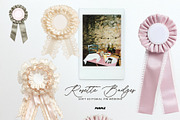 Rosette Badges: Pin Ribbons Pack, an Object Graphic by Purple (Thumbnail 3 of 11)