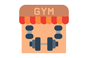 Gym Flat Icon, a Duotone Icon by Pexelpy (Thumbnail 2 of 2)