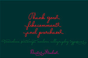 Olive, a Script Font by danti (Thumbnail 5 of 5)
