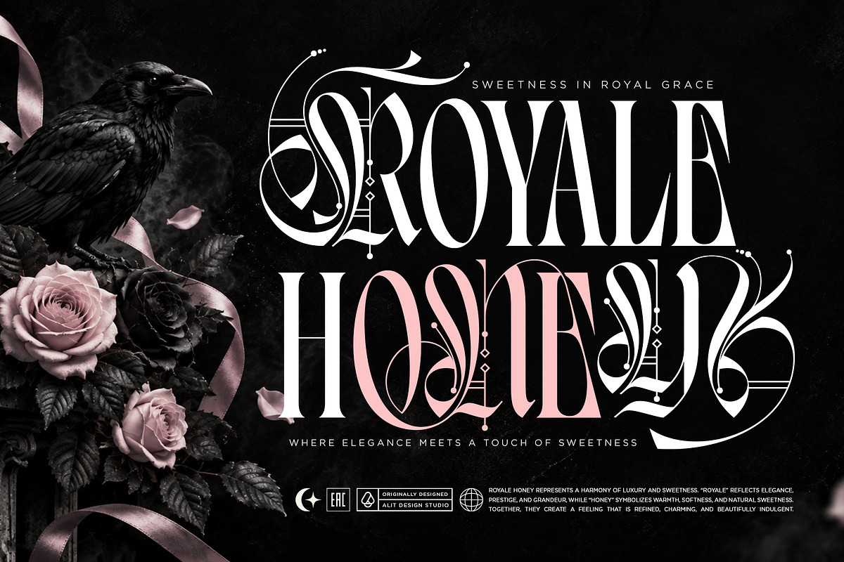 Valeria Secret Typeface, a Blackletter Font by alit design (Photo 9 of 17)