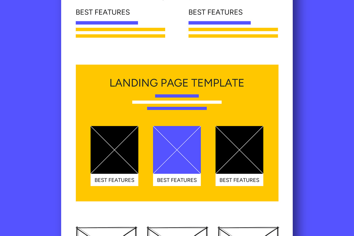 Wireframe Template, a Wireframe Template by MightyDesign (Photo 3 of 9)