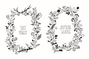 Autumn Floral Vector Drawings, a Decorative Illustration by Adiemus (Thumbnail 5 of 6)