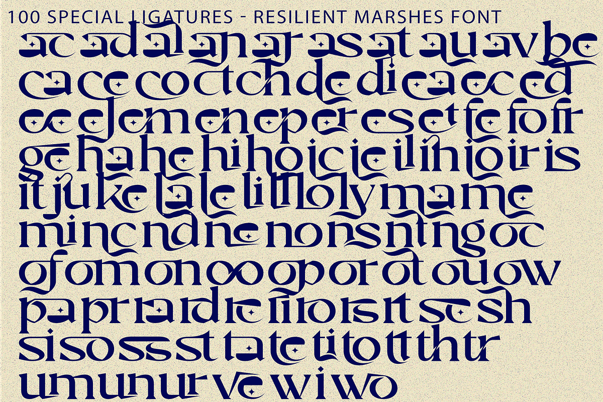 Resilient Marshes - Fantasy Font, a Serif Font by 177Studio (Photo 8 of 8)