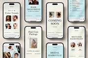 120 Hairstyle Instagram Template, a Social Media Template by Branding Victory STD (Thumbnail 8 of 10)
