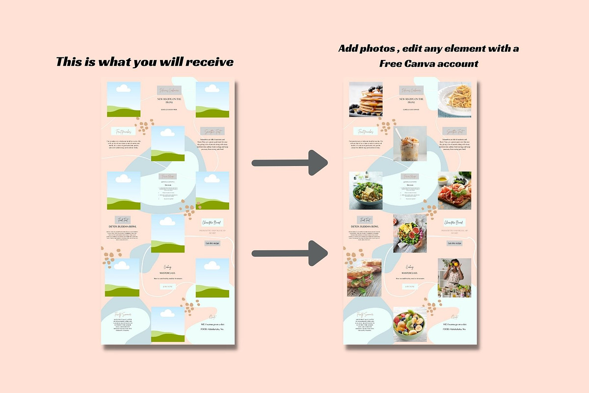Food Instagram Template Bundle, a Social Media Template by Deepa Template Studio (Photo 9 of 17)