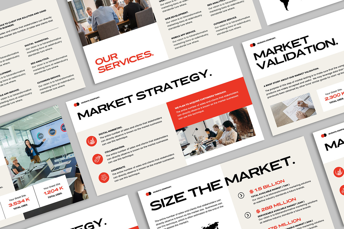 Pitch Deck Presentation, a Presentation Template by Occy Design (Photo 5 of 9)