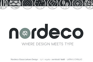 Nordeco Cyrillic Bold