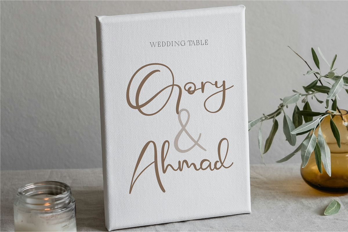Tyshira Elyne - Casual Handwritten, a Handwritten Font by Indotype Foundry (Photo 10 of 10)