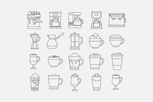 Coffee Vector Icon Pack