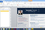 Resume CV, a Resume Template by art_ample (Thumbnail 4 of 5)