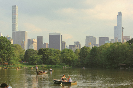 Central Park lake