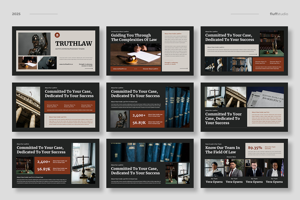 Law Firm Google Slides Template, a Presentation Template by fluffstudio (Photo 2 of 4)