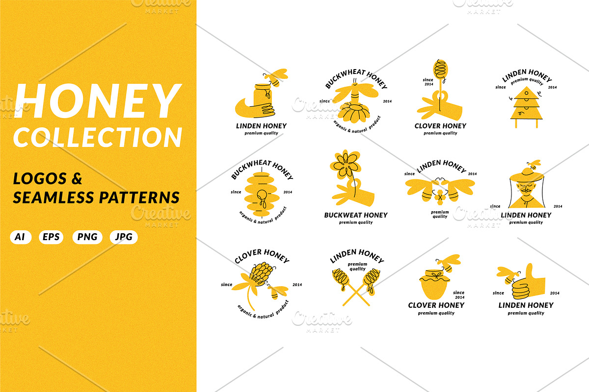 Honey logos, a Branding & Logo Template by oxygen_8 (Photo 1 of 7)
