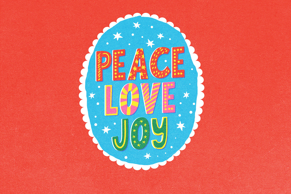 Club Merry Layered Font, a Sans Serif Font by Nicky Laatz (Photo 7 of 12)