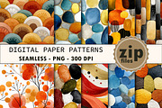 Autumn Abstract Seamless Pattern, a Texture Graphic by CitraGraphics (Thumbnail 1 of 7)