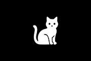 Sitting Cat Silhouette Vector, an Animal Illustration by Vectorium Studio (Thumbnail 2 of 4)