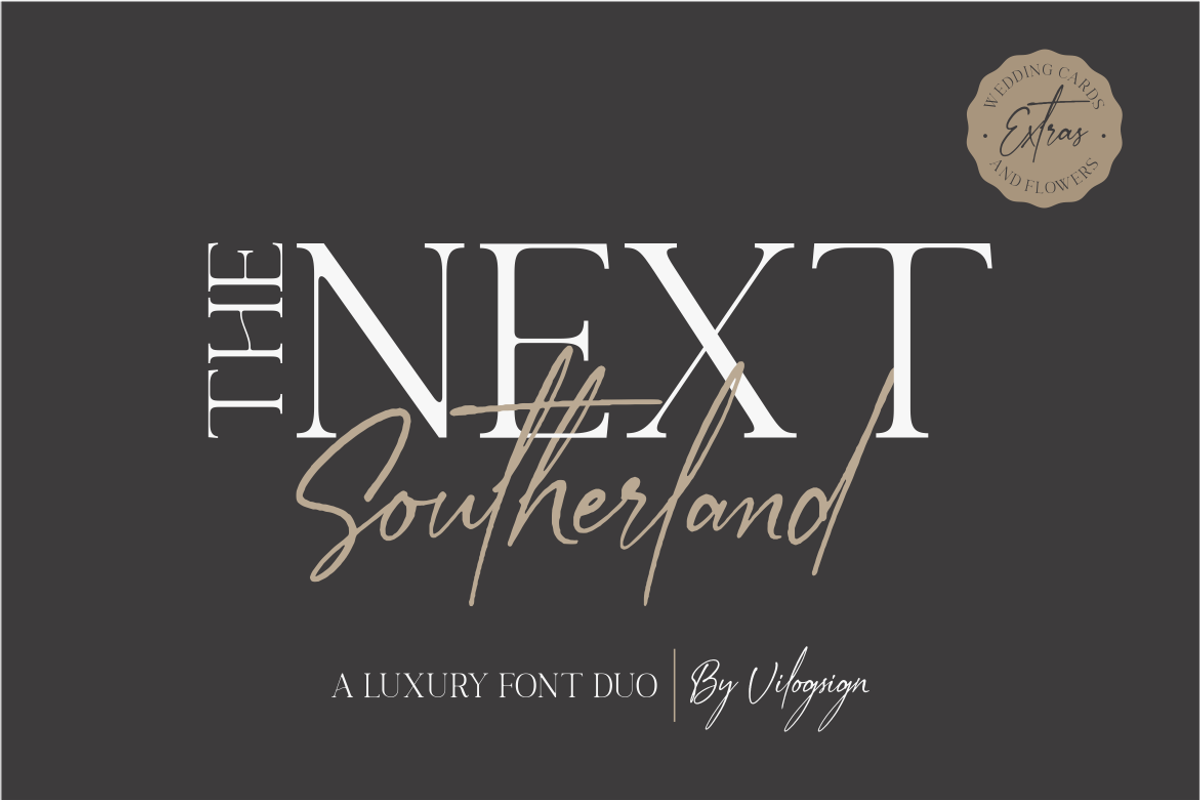 The Next Southerland Font Duo, a Serif Font by Vilogsign (Photo 16 of 16)