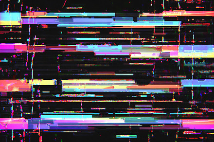 Vivid glitch art on black, a Background Photo by Beautiful things