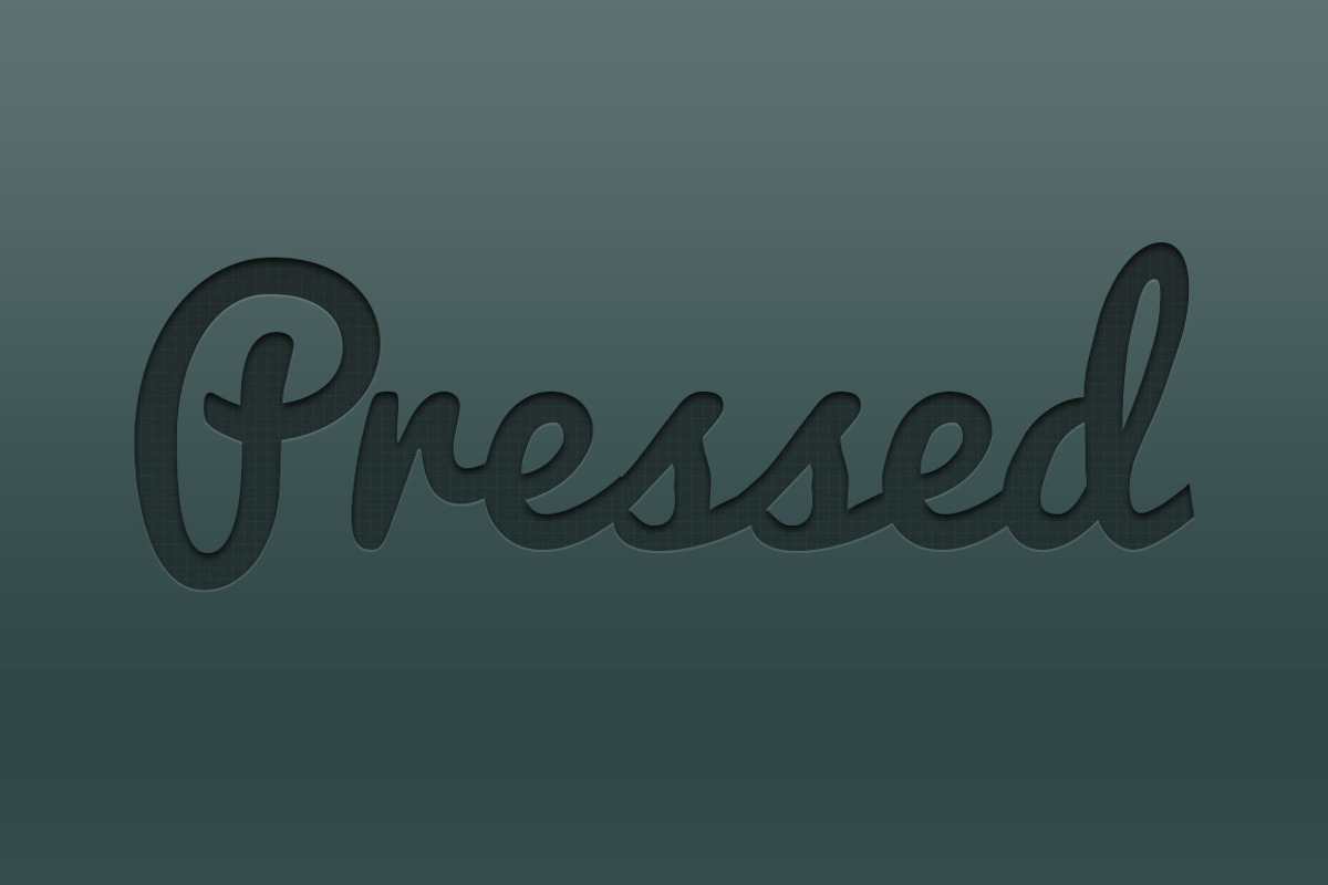 Subtle Pressed Text for Photoshop, a Layer Style Add-On by Creativenauts (Photo 2 of 4)