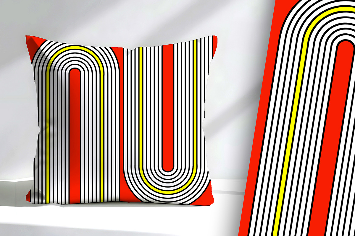 Yellow Arch Geometric, a Decorative Illustration by Sharon Schwalbe (Photo 3 of 5)