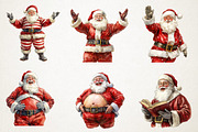 Jolly Santa PNG Clipart, an Illustration by RobertsArt (Thumbnail 2 of 7)