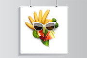 Tasty art featuring fruits, face, and sunglasses, a Food & Drink Photo by © Fisher Photostudio (Thumbnail 10 of 13)