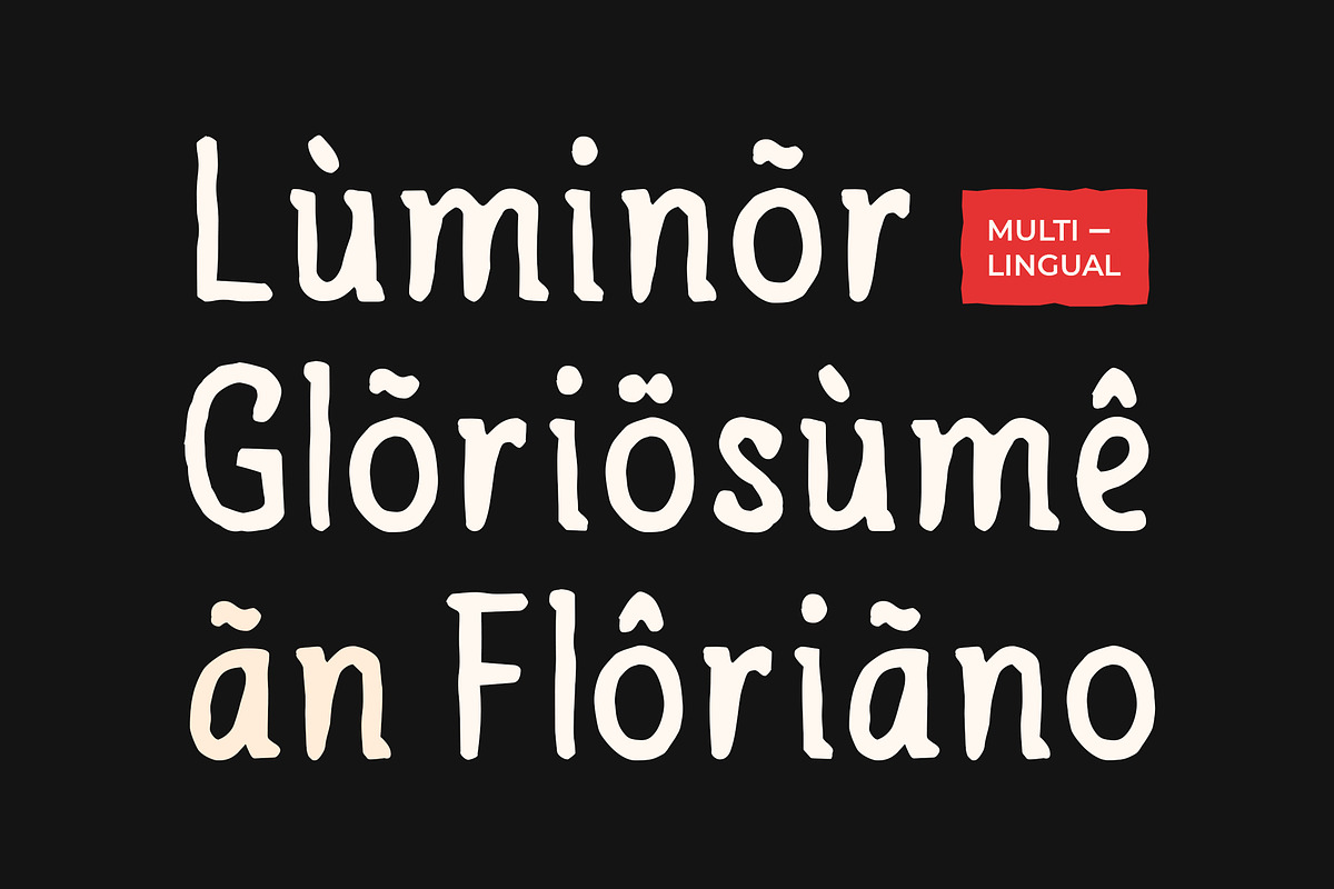 Bronight - Hand drawn Unique Rough, a Handwritten Font by Typia Nesia (Photo 3 of 13)