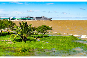 View of the coast of Colonia del, a Nature Photo by Leonid Andronov