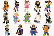 90s Kids Halloween Party Clipart PNG, a Seasonal Illustration by SugarCloudStudioArt (Thumbnail 3 of 6)