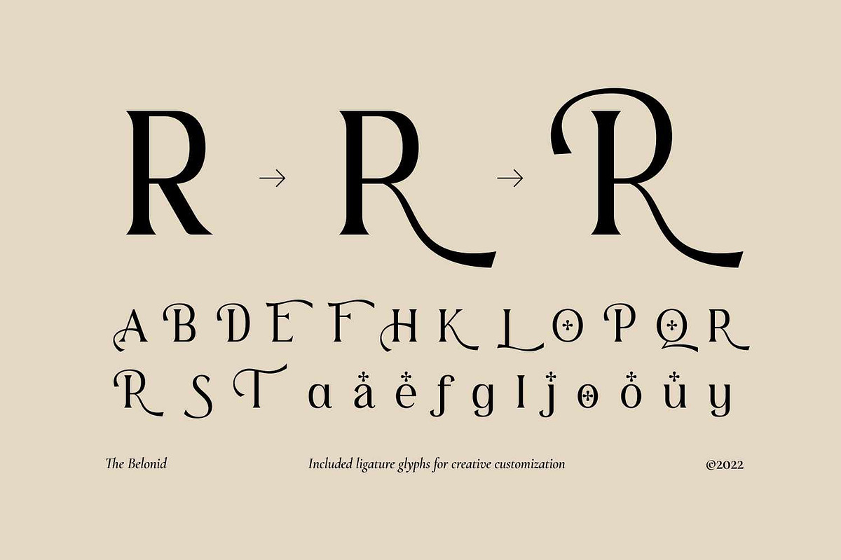 The Belonid - Classy Serif Font, a Serif Font by Imoodev (Photo 4 of 5)