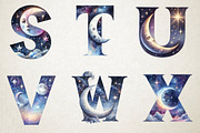 Celestial Alphabet Clipart, an Illustration by RobertsArt (Thumbnail 3 of 7)