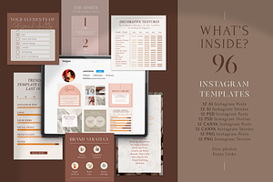 Canva Infographic Instagram Template