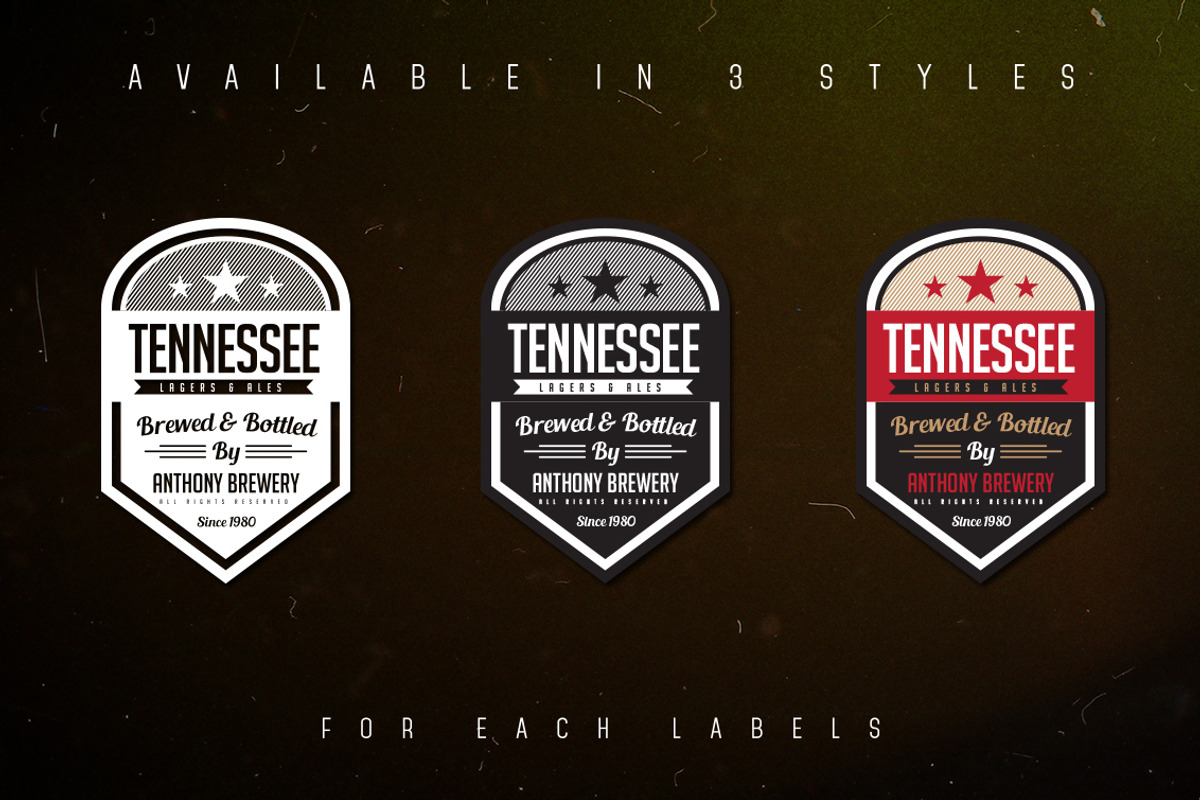 Vintage Beer Labels Pack, an Object Graphic by Konstantine Studio (Photo 2 of 4)