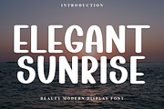 Elegant Sunrise, a Sans Serif Font by InermediaSTUDIO (Thumbnail 1 of 8)