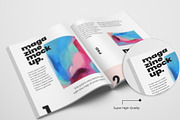 Realistic Magazine Mockup, a Books & Magazine Mockup by Graphic Xtreme (Thumbnail 3 of 3)