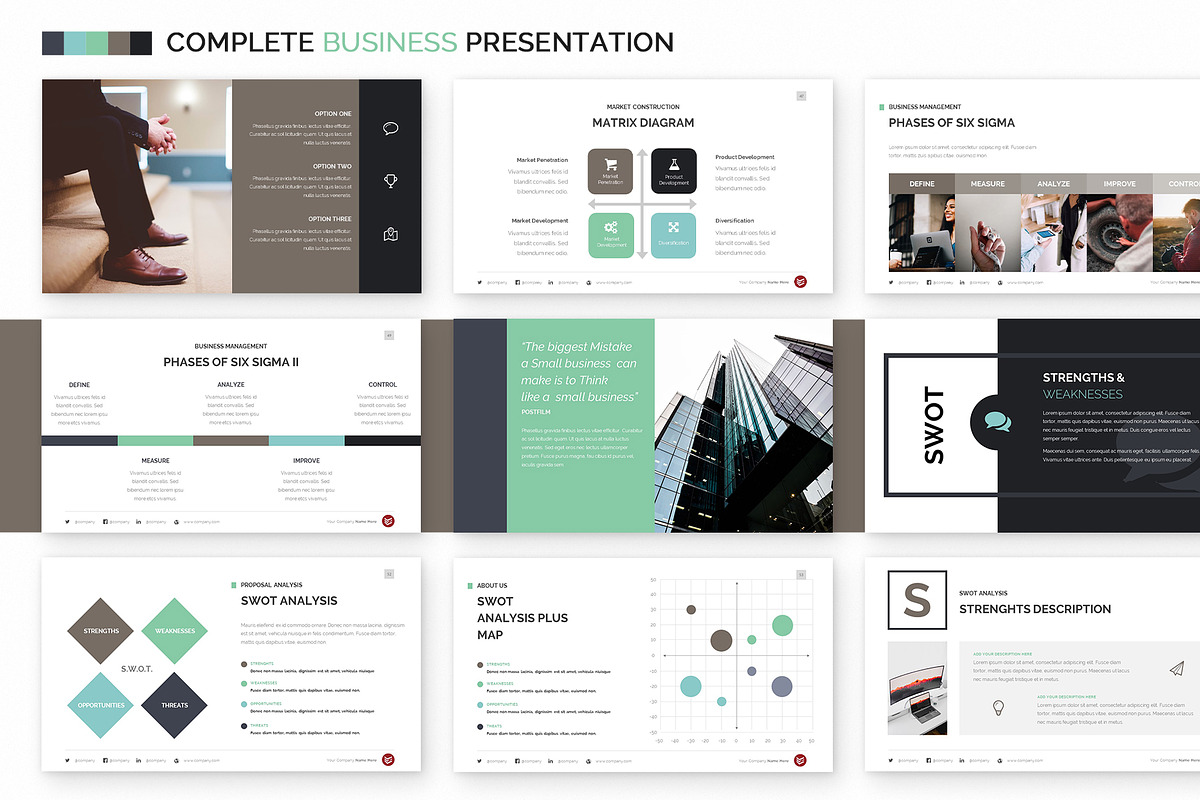 Complete Business Powerpoint Templat, a Presentation Template by Zacomic Studios (Photo 15 of 32)