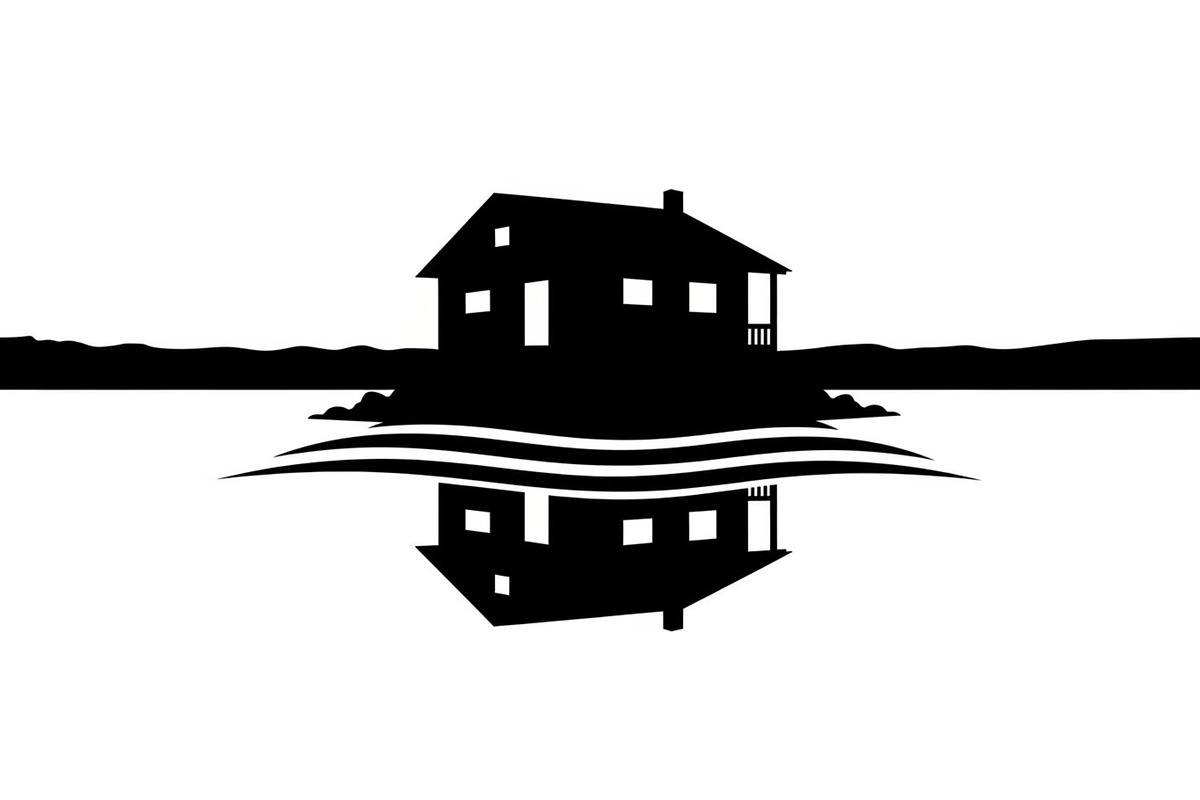 50 Flooded Home Silhouette Bundle, an Illustration by Designs_River (Photo 21 of 51)