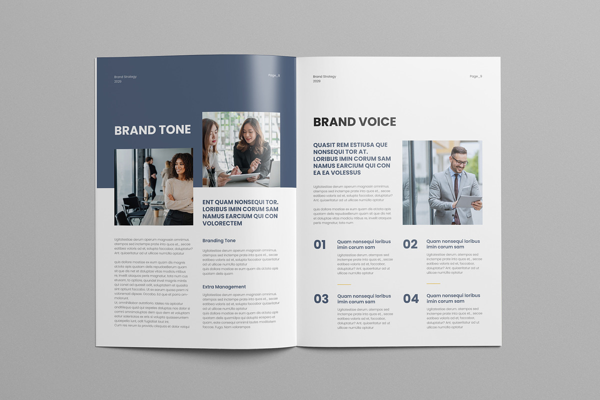 Brand Strategy Template, a Brochure Template by Pixelpick (Photo 9 of 9)