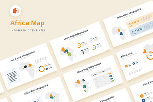 Africa Map Infographics - PowerPoint