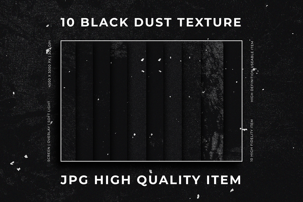 Black Dust Texture, a Texture Graphic by Pitchlook.Studio (Photo 1 of 2)