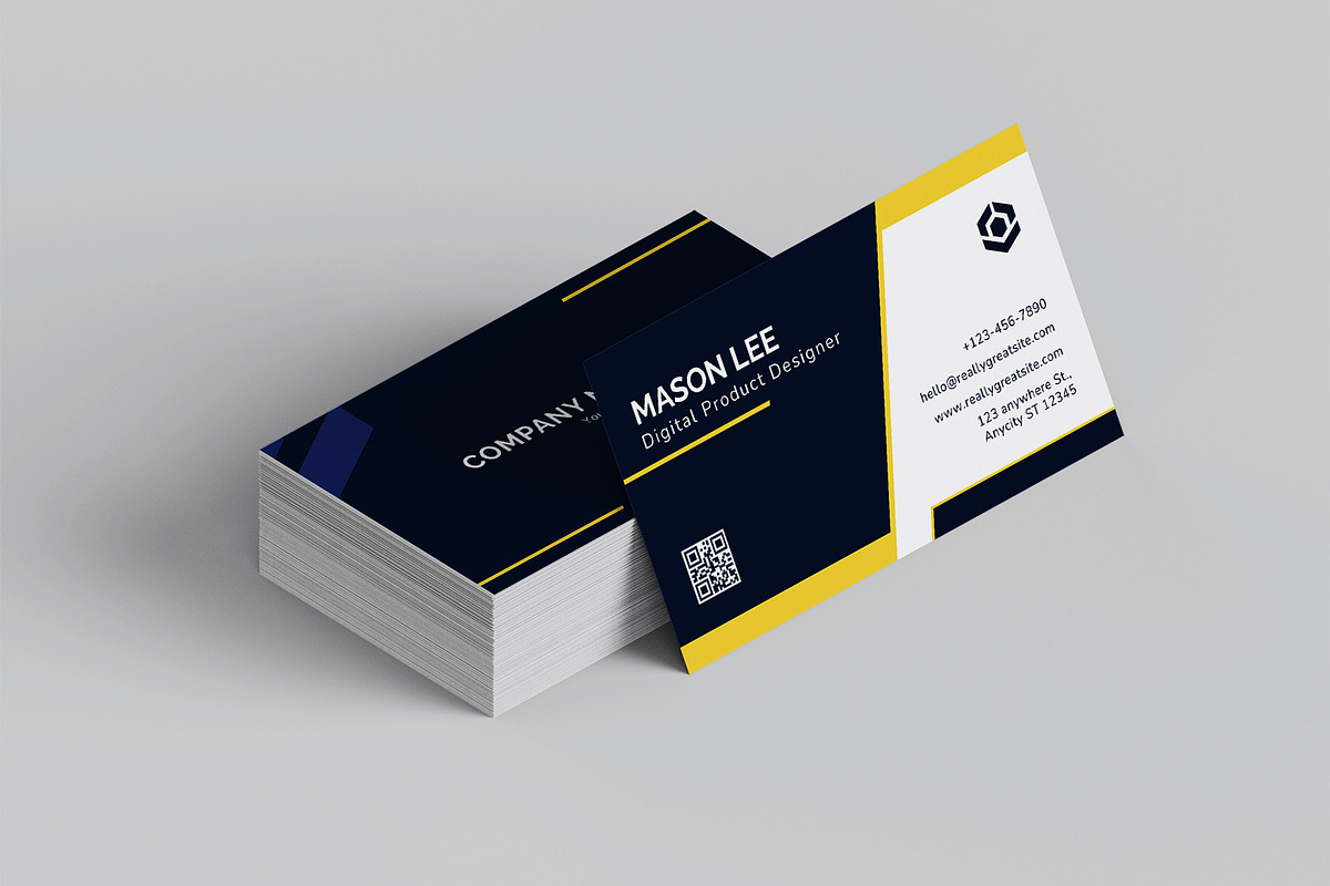 Modern Corporate Business Card, a Business Card Template by Artnivora.Std