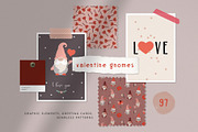 Valentine Gnomes Collection, an Illustration by AlekseliArt (Thumbnail 1 of 9)