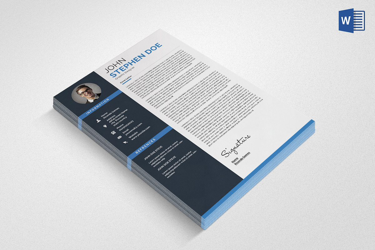 Resume, a Resume Template by graphicforest (Photo 3 of 3)